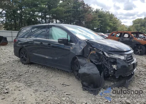 2024 Honda Odyssey Sport из США, поврежденный, VIN 5FNRL6H72RB015875